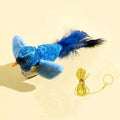 Interactive Electric Sounding Bird Plush Cat Toy
