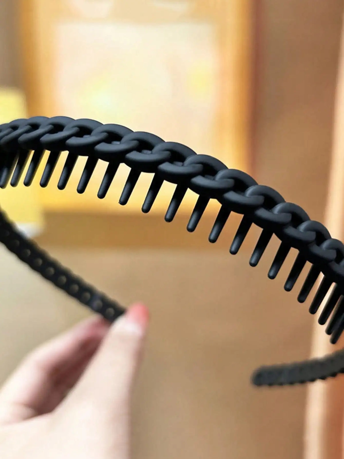 Multicolor Wave Toothed Frosted Hairbands for Women and Girls