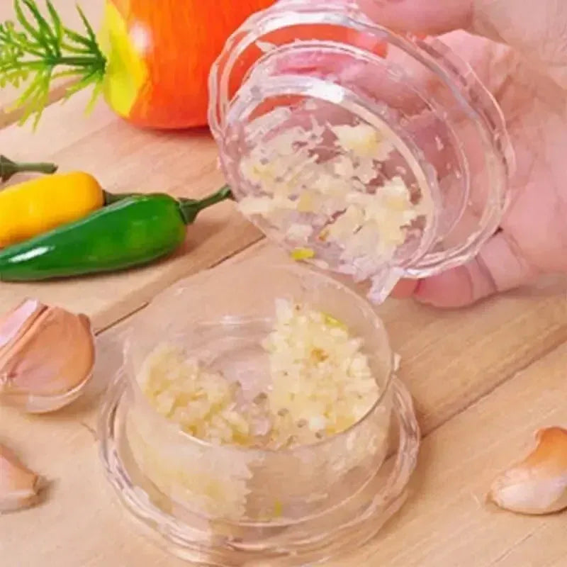 Manual Garlic Press and Roll Crusher Chopper