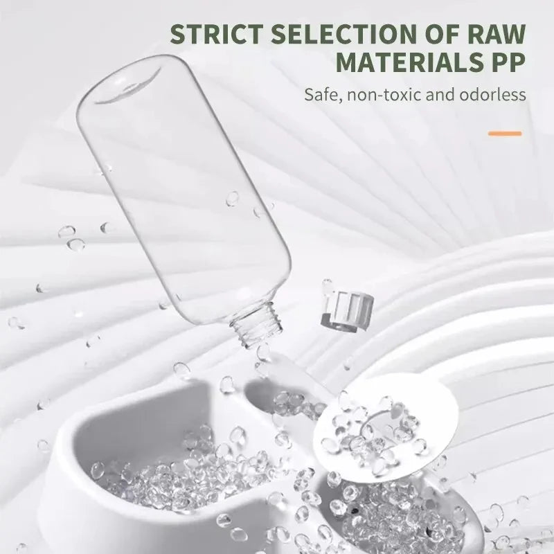Automatic Moisture-Proof Dual-Use Pet Feeding and Drinking Bowl