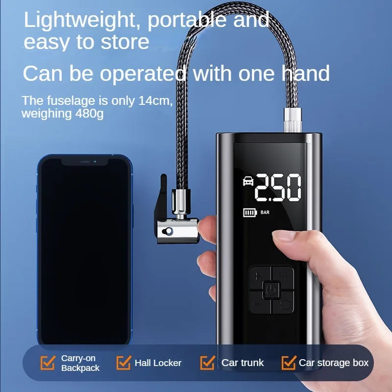 150PSI Portable Car Air Compressor and Tire Inflator