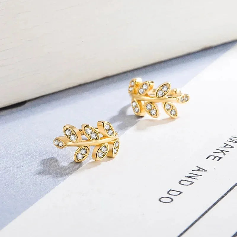 EVISPOL Metal Leaf Ear Cuff Non-Piercing Cartilage Clip-On Earring