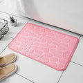 Embossed Pebble Anti-Slip Fiber Bath Mat