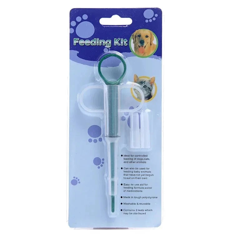 Pet Medicine Feeder Syringe with Soft Tip for Cats and Dogs