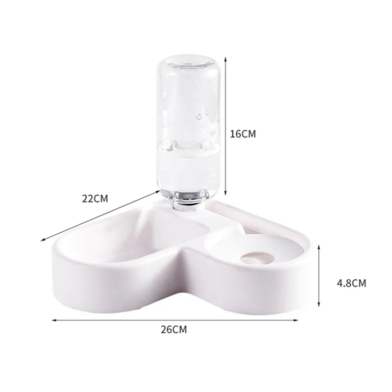 Automatic Moisture-Proof Dual-Use Pet Feeding and Drinking Bowl
