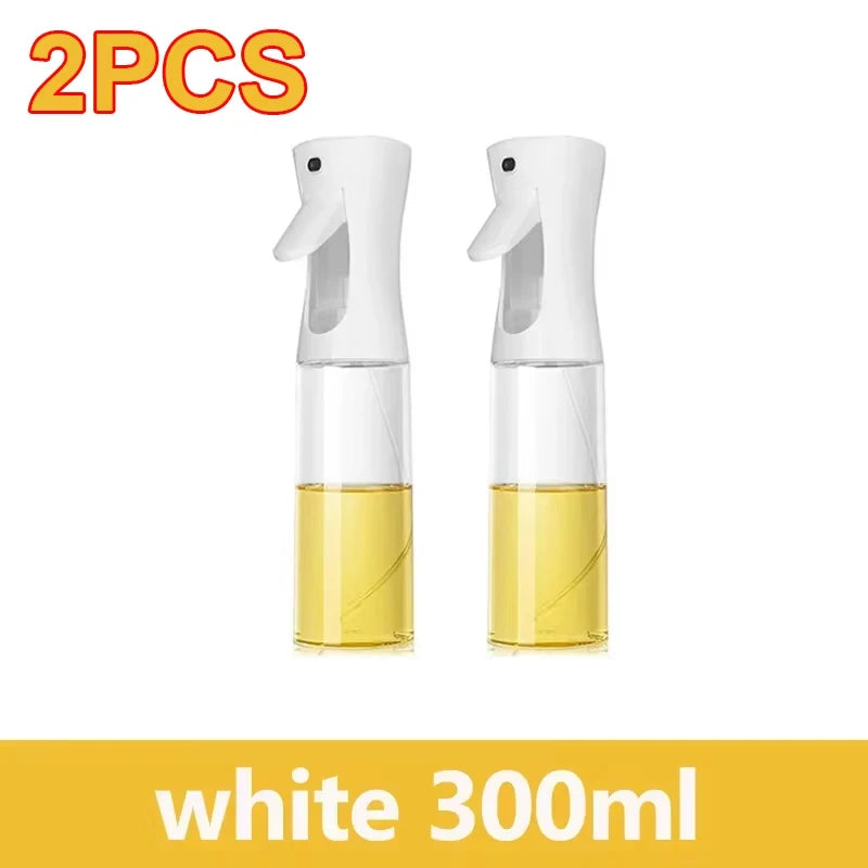 Oil Spray Bottle for Cooking and BBQ - 200/300/500ml Plastic Sprayer