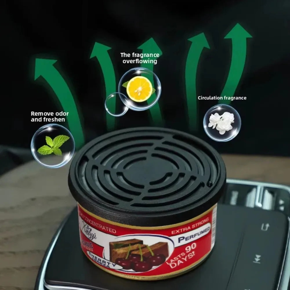 Long-Lasting Canned Wood Block Car Air Freshener and Odor Eliminator
