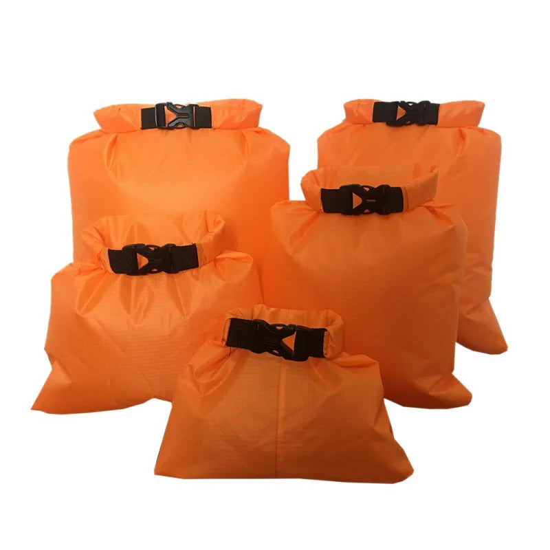 5-Piece Waterproof Dry Bag Set for Outdoor Water Sports