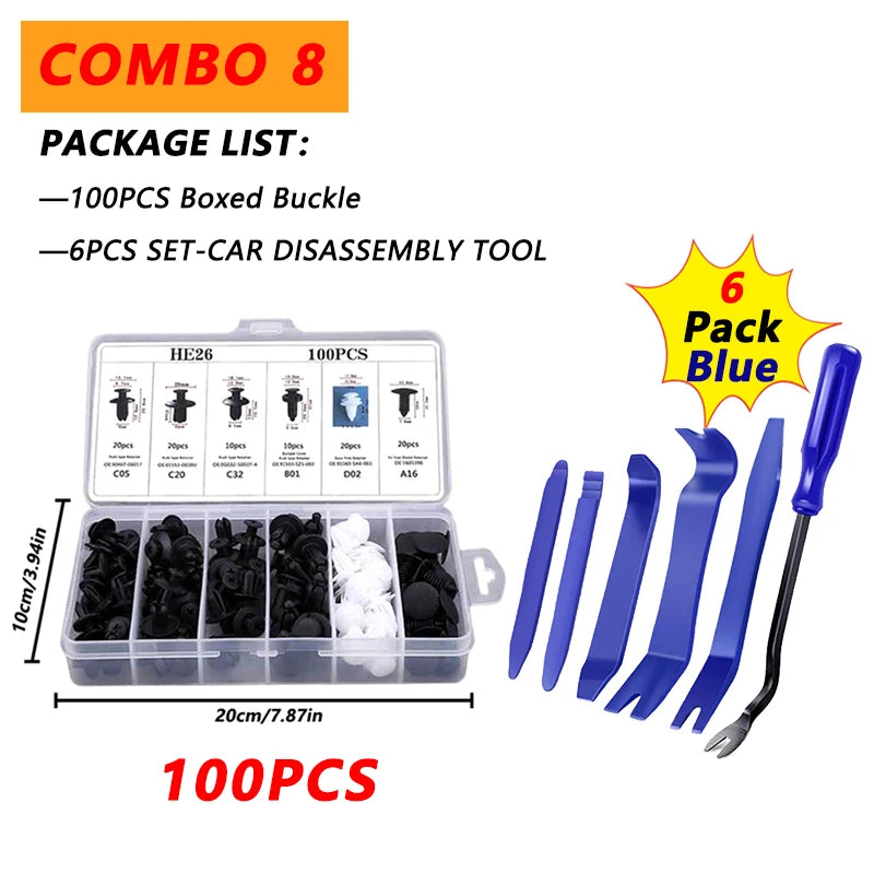 Car Interior Trim and Dashboard Disassembly Tool Set