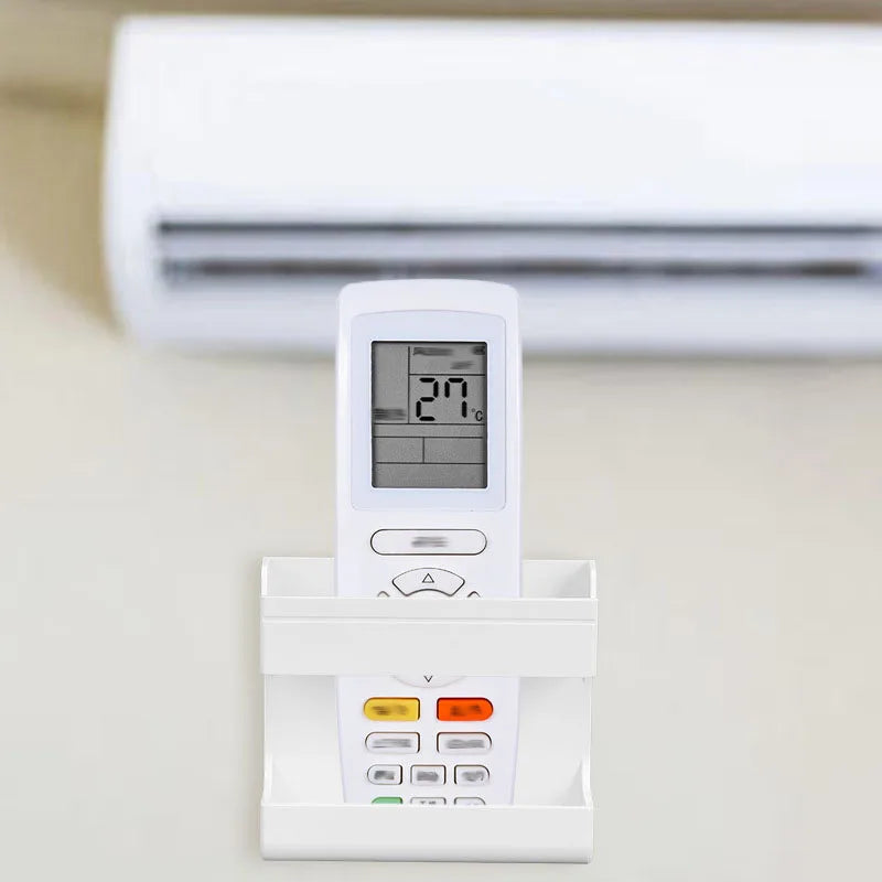 Wall-Mounted Remote Control and Phone Holder