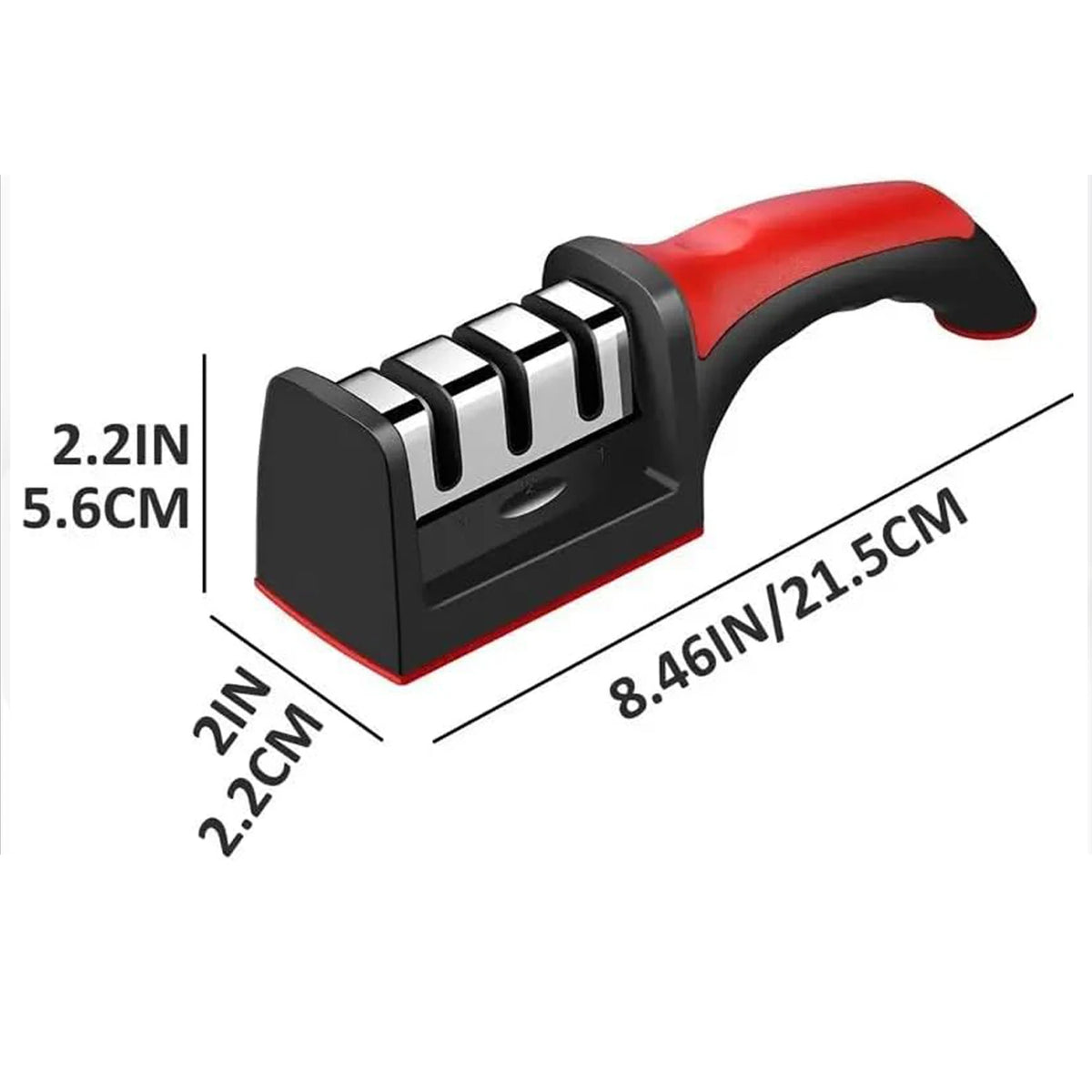4-Segment Stainless Steel Kitchen Knife Sharpener