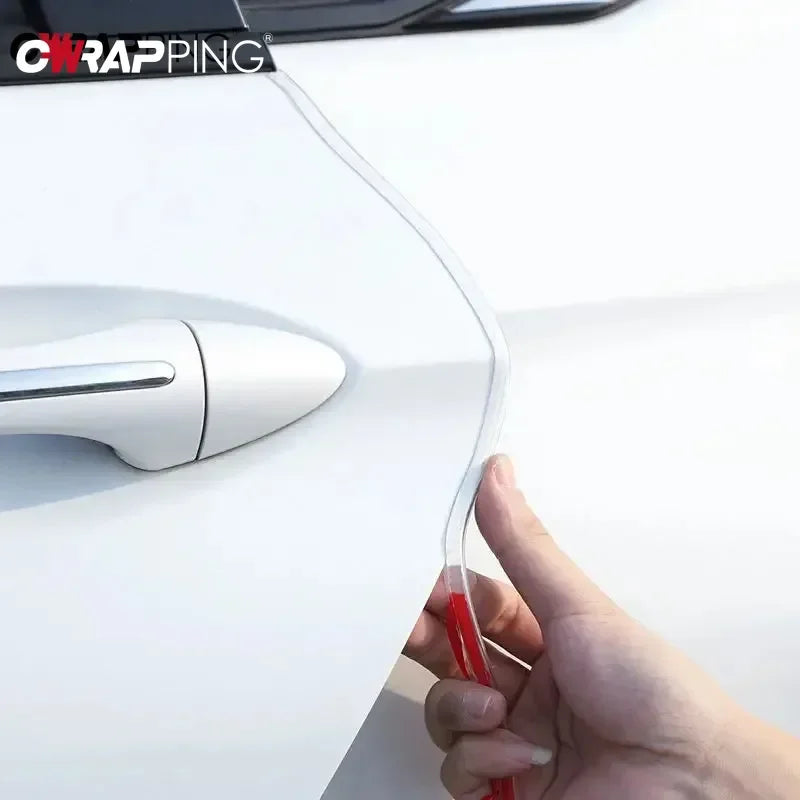 5M Transparent PVC Car Door Edge Scratch Protector Strip