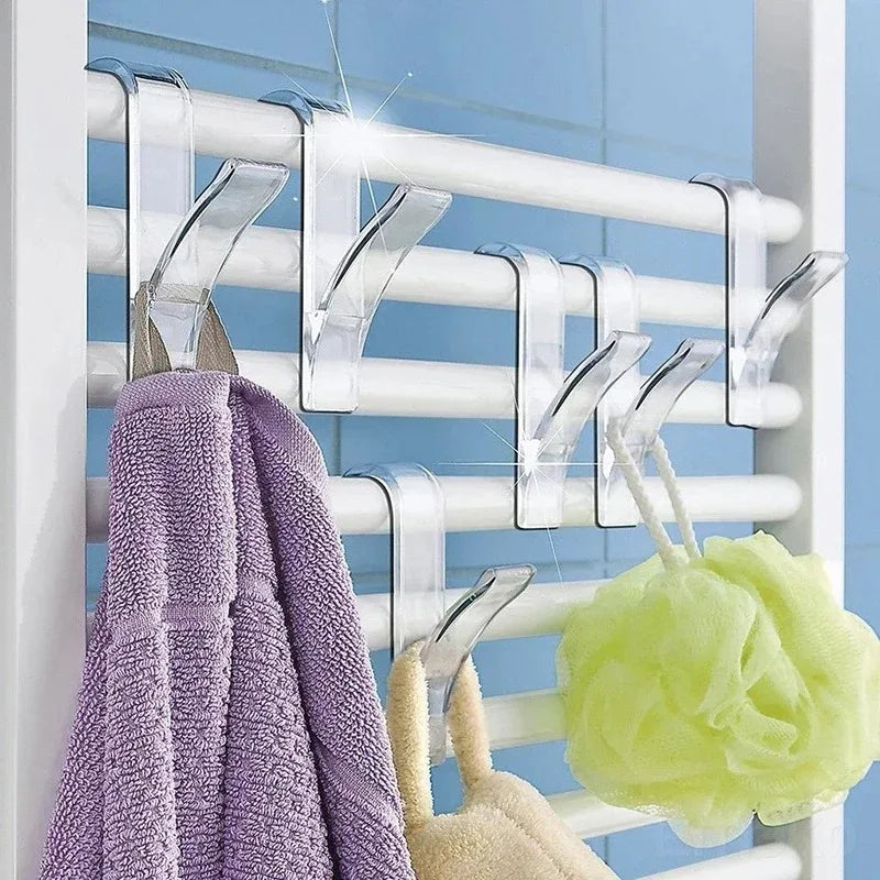 Heated Towel Radiator Rail Hanger Hooks for Clothes and Scarves