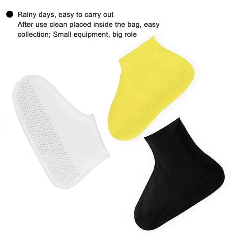 Reusable Waterproof Anti-Slip Silicone Shoe Covers