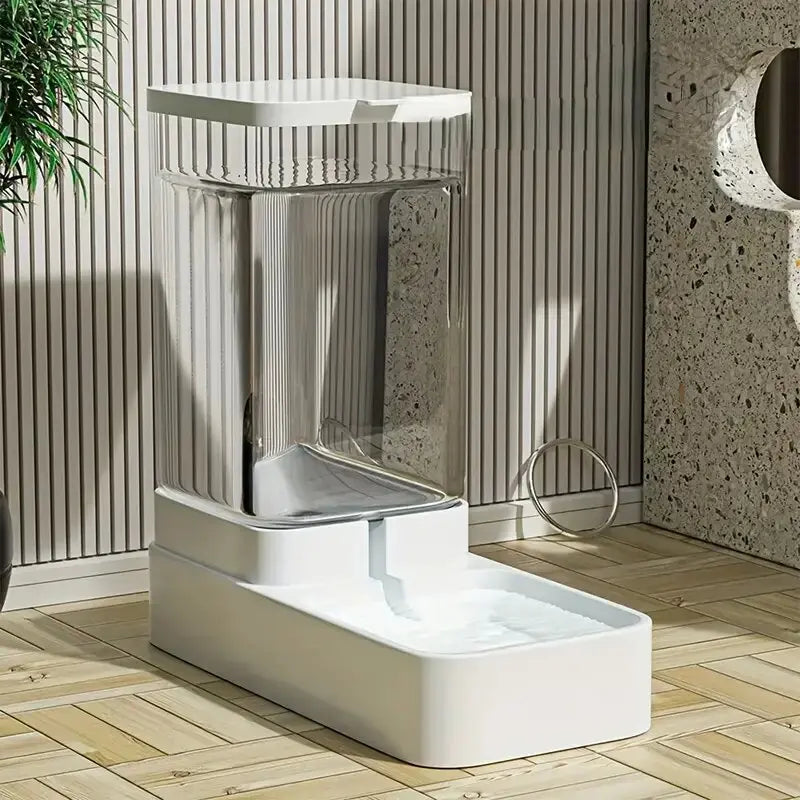 Automatic Gravity Dog Food and Water Dispenser Set