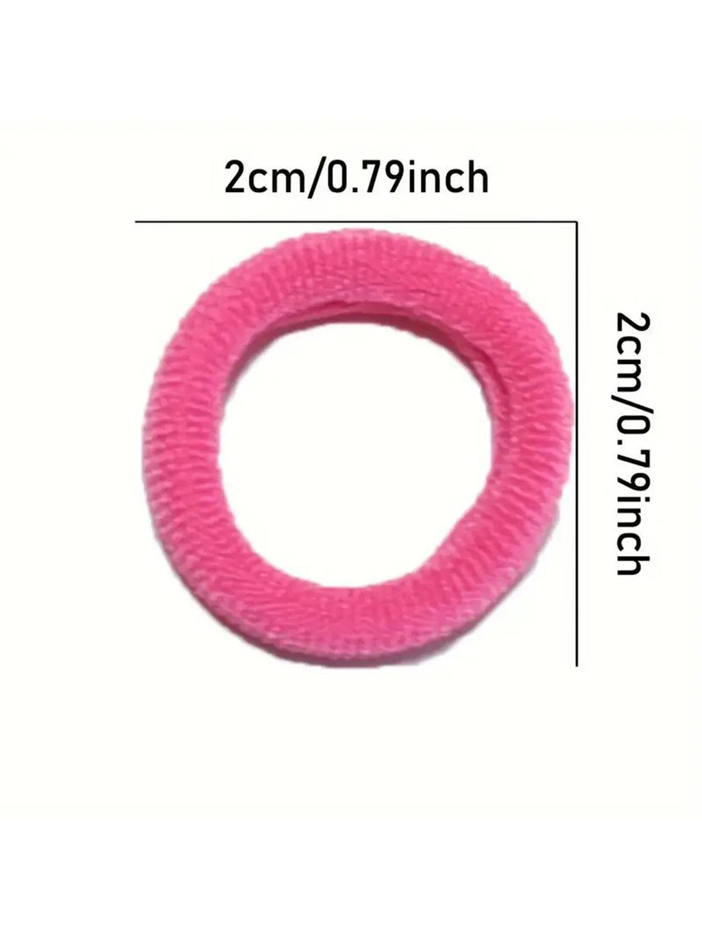 200-1000pcs Colorful Nylon Elastic Hair Ties for Women and Girls
