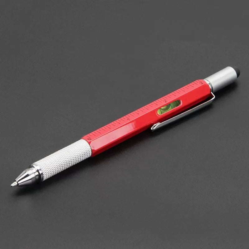 7-in-1 Multifunctional Stylus Pen with Screwdriver, Ruler, and Level Gauge