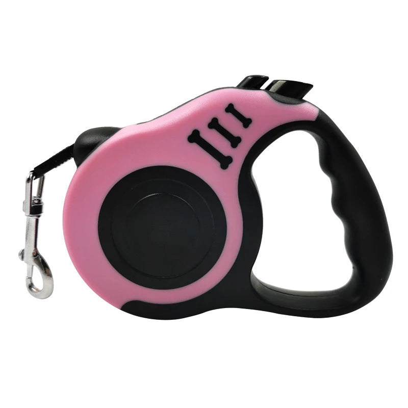 Retractable Durable Nylon Dog Leash for Small to Large Pets (3m/5m)
