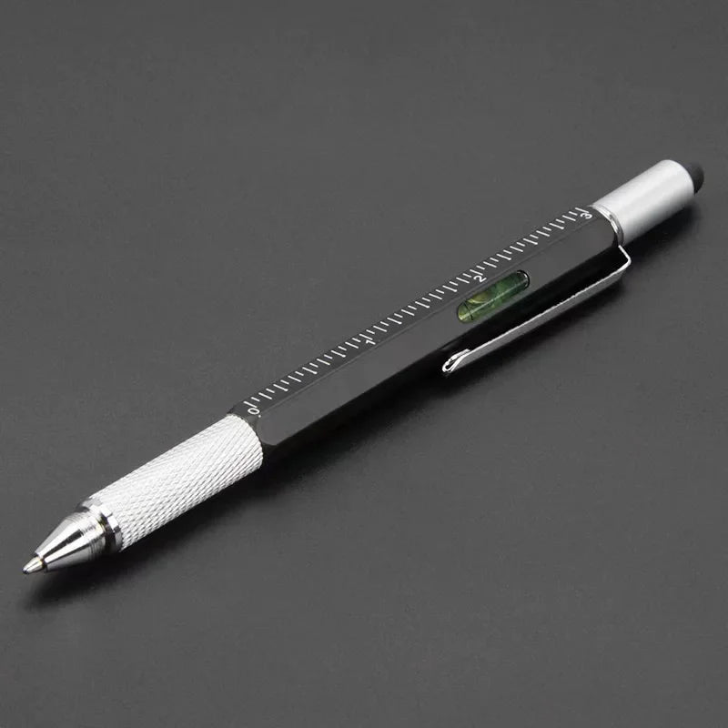 7-in-1 Multifunctional Stylus Pen with Screwdriver, Ruler, and Level Gauge