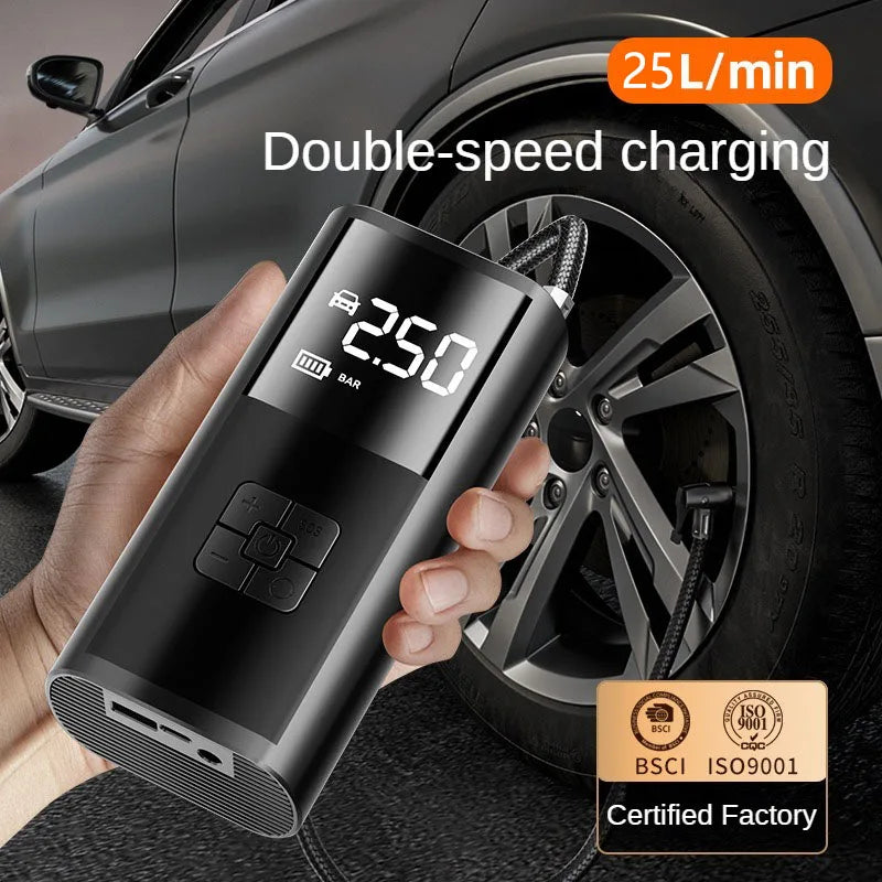 150PSI Portable Car Air Compressor and Tire Inflator
