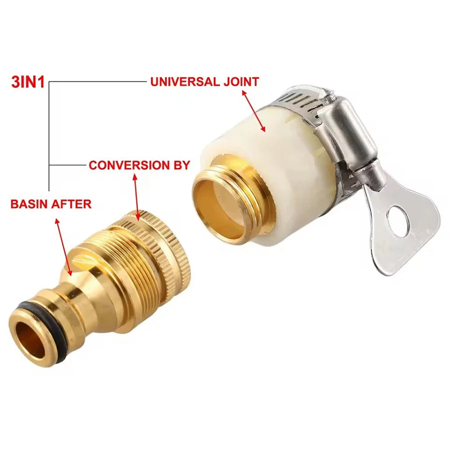 High Pressure Car Wash Water Gun with Foam Lance and Hose Nozzle