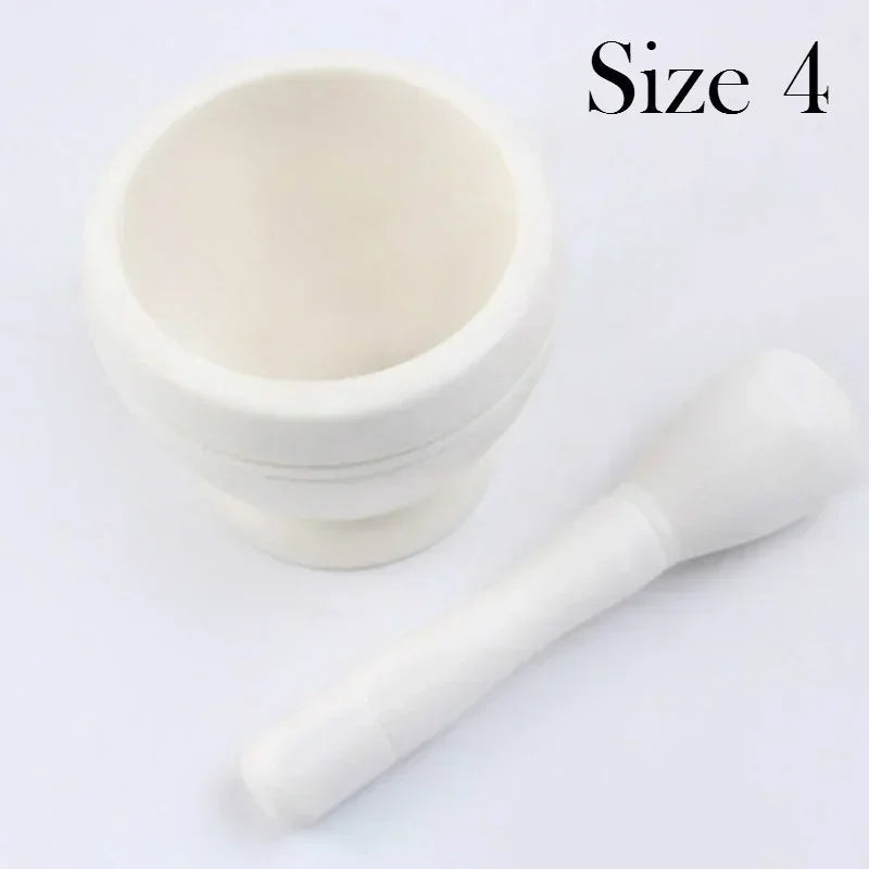 Resin Mortar and Pestle Set for Grinding Herbs and Spices