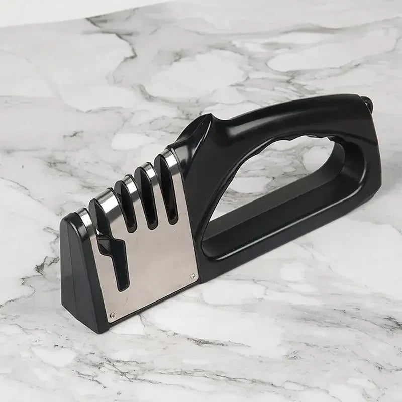 4-Segment Multifunctional Knife Sharpener with Non-Slip Base