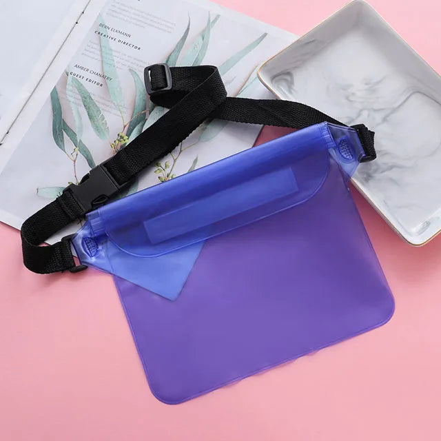 Waterproof Shoulder and Waist Bag for Swimming and Diving