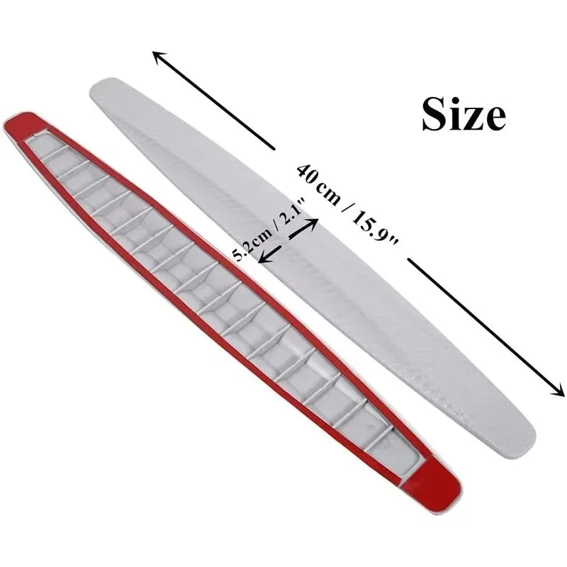 2pcs Anti-Collision Car Bumper Protector Strips