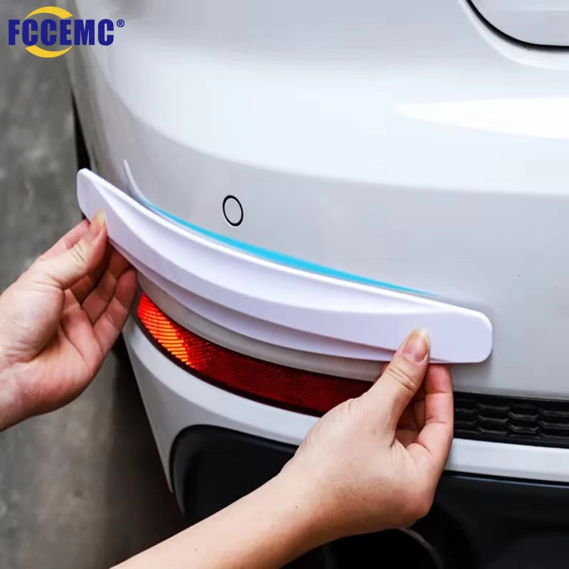 2pcs Anti-Collision Car Bumper Protector Strips