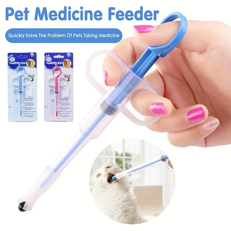 Pet Medicine Feeder Syringe with Soft Tip for Cats and Dogs