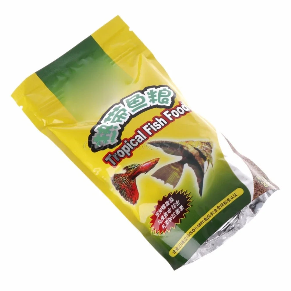 Tropical Fish Food Grain for Guppies and Small Fish - 88g