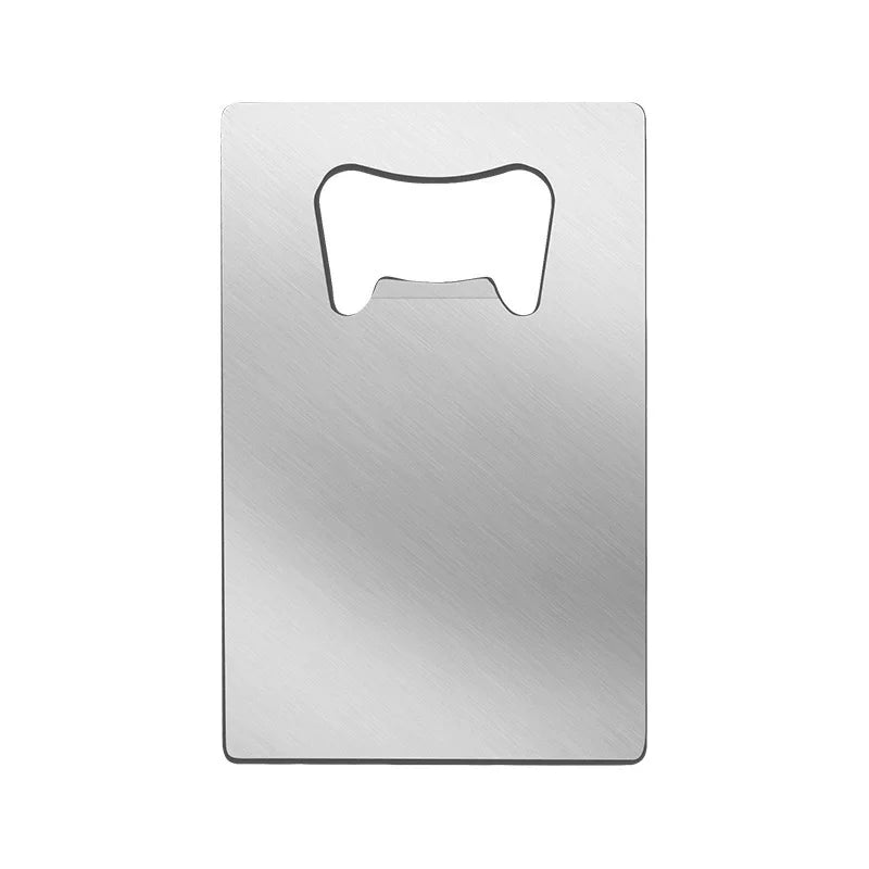 Stainless Steel Ace of Spades Credit Card Bottle Opener