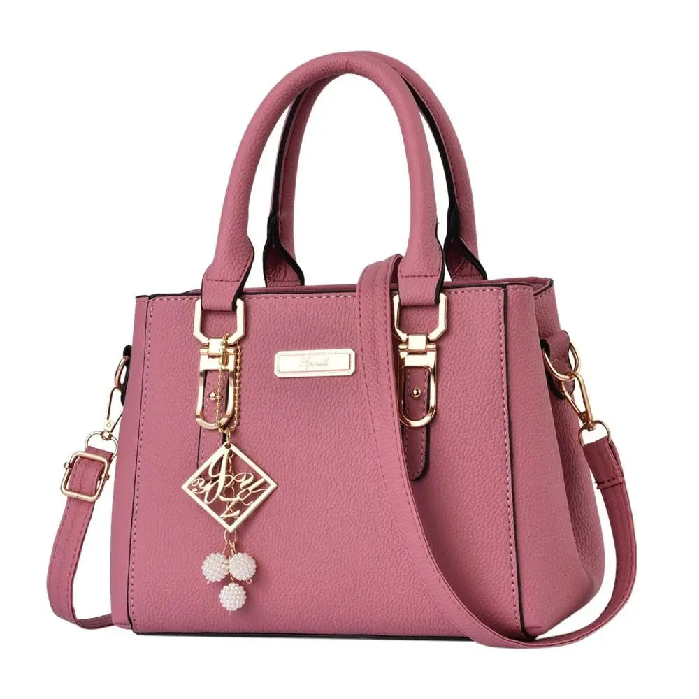 Large Capacity Women's Leather Shoulder Messenger Bag