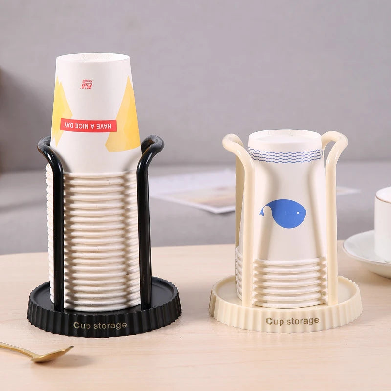 Desktop Disposable Paper Cup Storage Rack