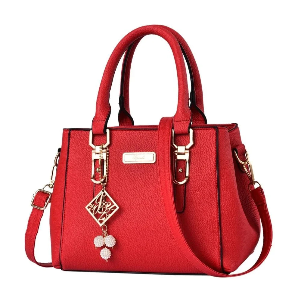 Large Capacity Women's Leather Shoulder Messenger Bag