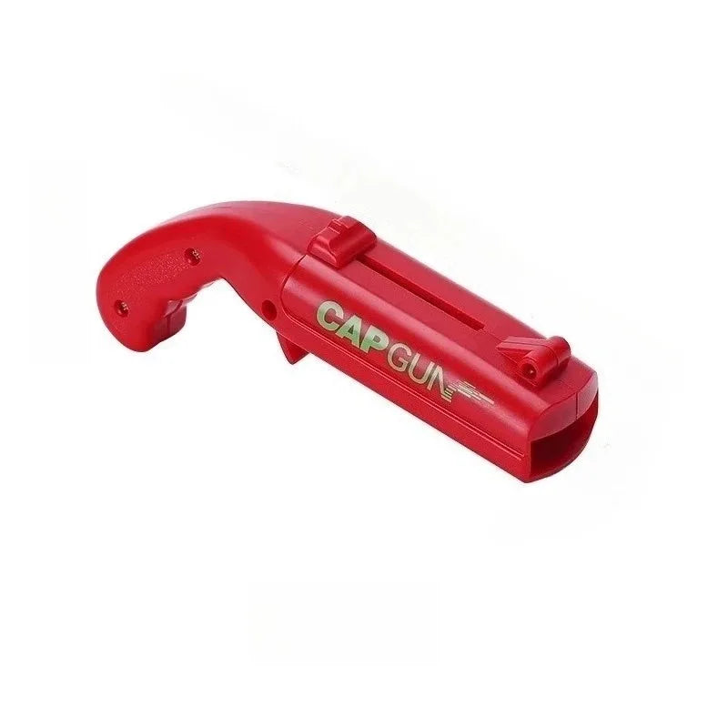 Portable Cap Gun Beer Bottle Opener and Launcher