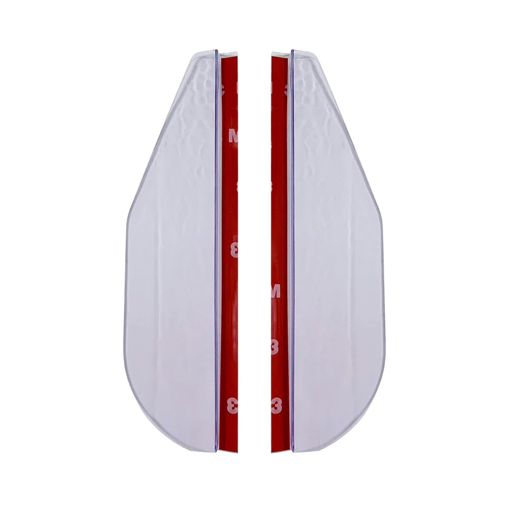 2pcs Carbon Fiber Car Rearview Mirror Rain Eyebrows
