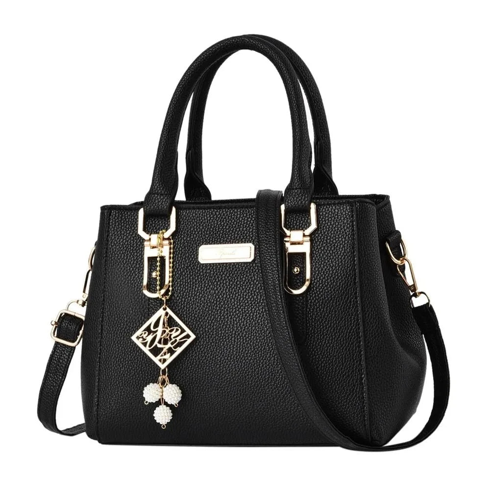 Large Capacity Women's Leather Shoulder Messenger Bag