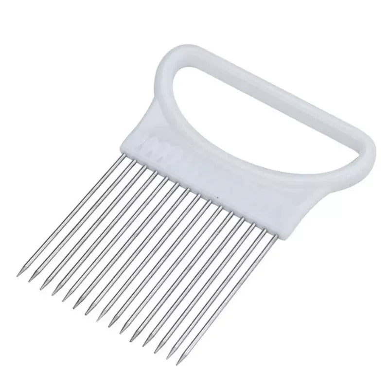 Stainless Steel Onion Slicer and Holder Tool