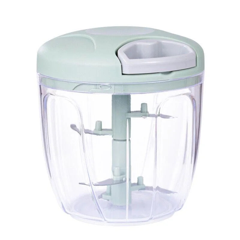 Manual Manual Meat Mincer and Vegetable Chopper with Pull Cord (500/900ML)