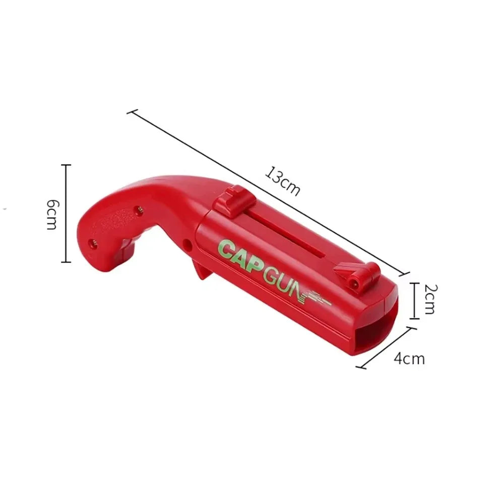 Portable Cap Gun Beer Bottle Opener and Launcher
