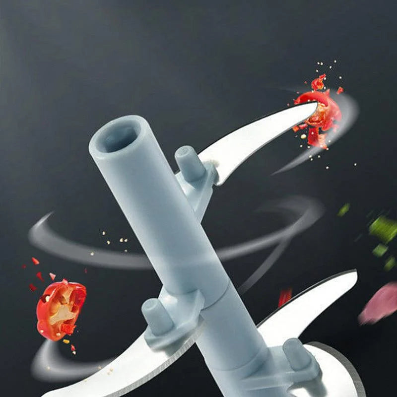 Manual Manual Meat Mincer and Vegetable Chopper with Pull Cord (500/900ML)