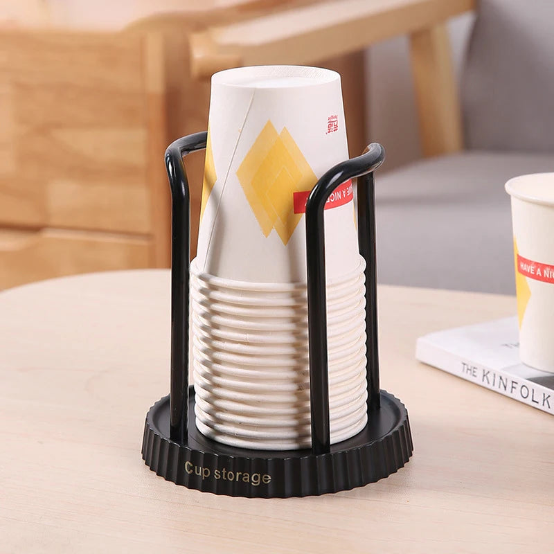 Desktop Disposable Paper Cup Storage Rack