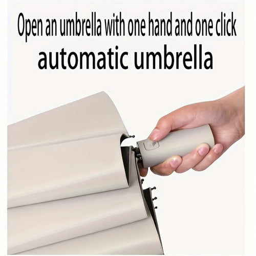 12-Bone Fully Automatic UV Resistant Folding Umbrella
