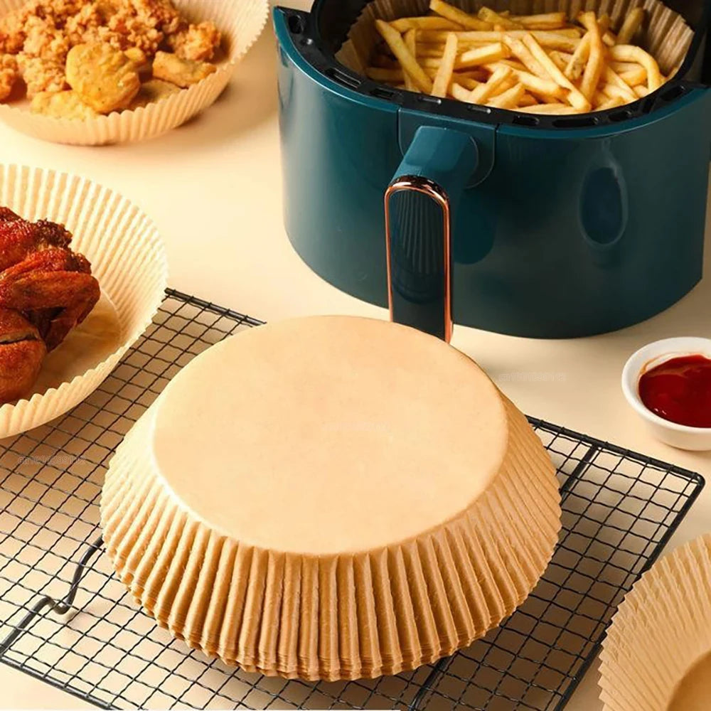 Disposable Non-Stick Round Air Fryer Paper Liners