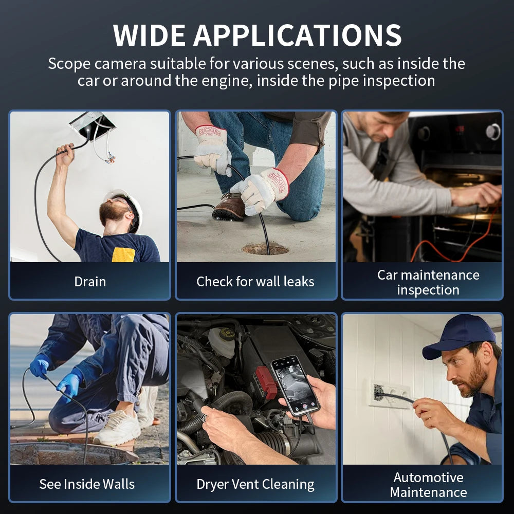 7mm Type-C Android Waterproof Endoscope Camera with 6 LEDs