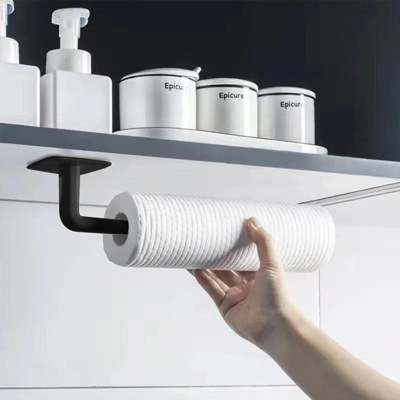 Adhesive No-Punch Wall Hooks for Hats and Shelves