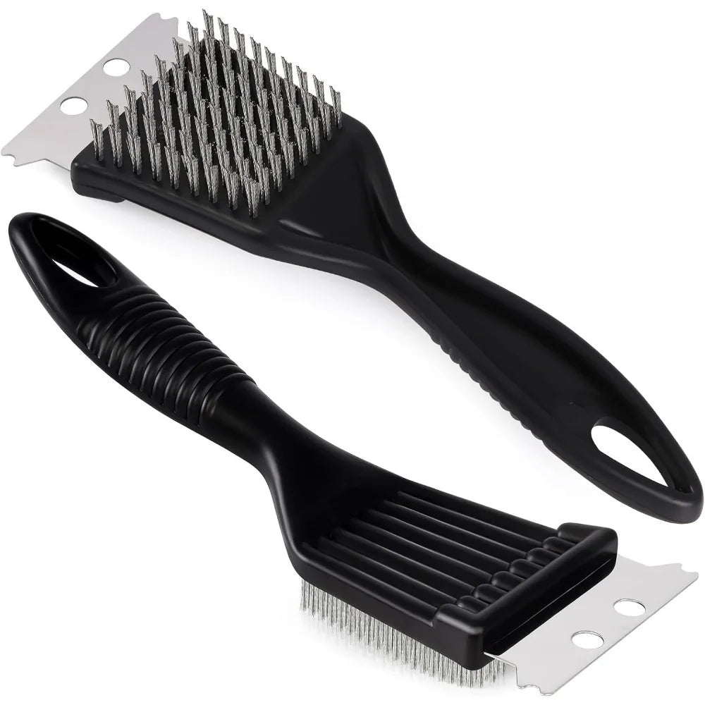 8-Inch Heavy Duty Stainless Steel Wire Grill Cleaning Brush