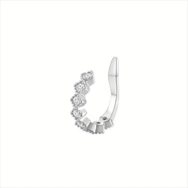 EVISPOL Metal Leaf Ear Cuff Non-Piercing Cartilage Clip-On Earring